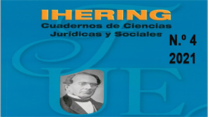 Ihering. Cuadernos de Ciencias Jurdicas y Sociales N 4