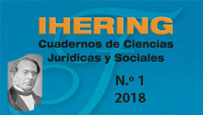 Ihering. Cuadernos de Ciencias Jurdicas y Sociales N 1